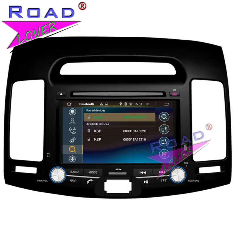 Roadlover Android 8 0 автомобильный ПК мультимедиа DVD плеер радио для Hyundai Elantra 2007 2008 2009 2010