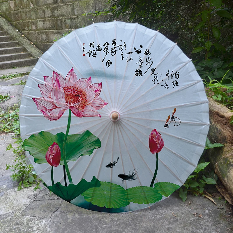 Luzhou промасленный бумажный Зонт от дождя для женщин солнцезащитный бамбуковый
