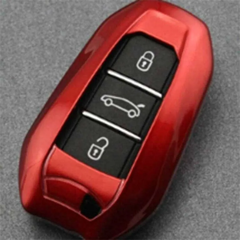 Peacekey автомобильный Abs ключ защитный чехол для peugeot 301 Ds6 Ds5 автомобильный брелок для Citroen C4L C3-Xr Elysee автомобильный Стайлинг - Название цвета: red