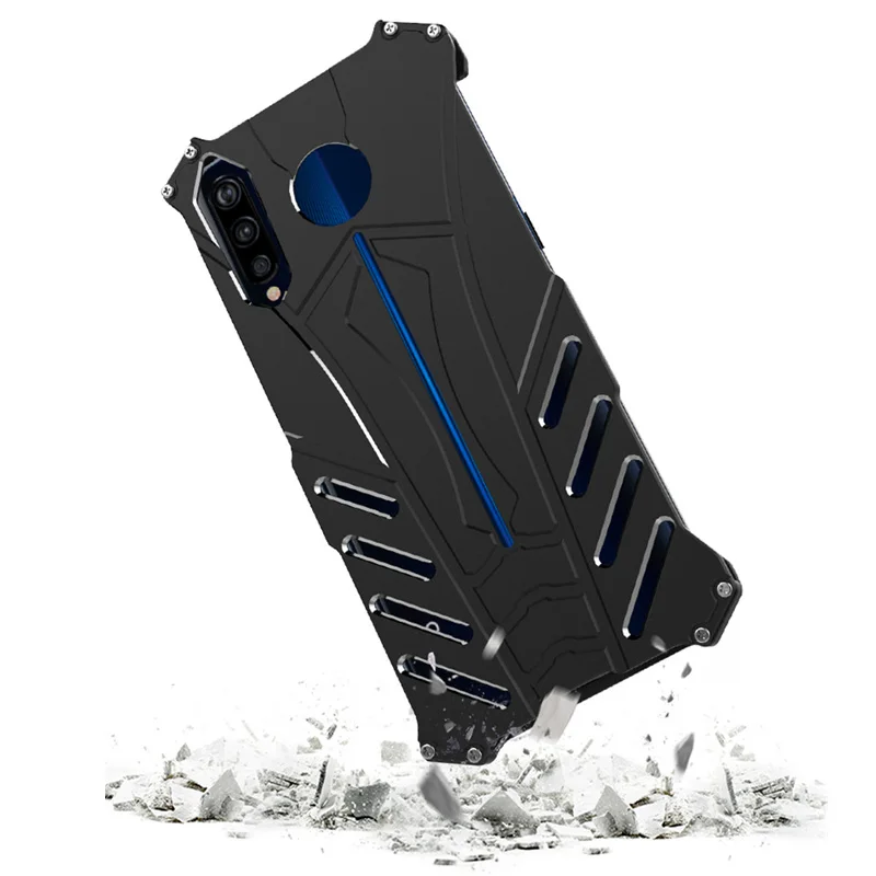 VIVO iQOO Case R-JUST Batman Luxury Aluminium Metal For iQOO/VIVO X27 Phone Cover Coque |