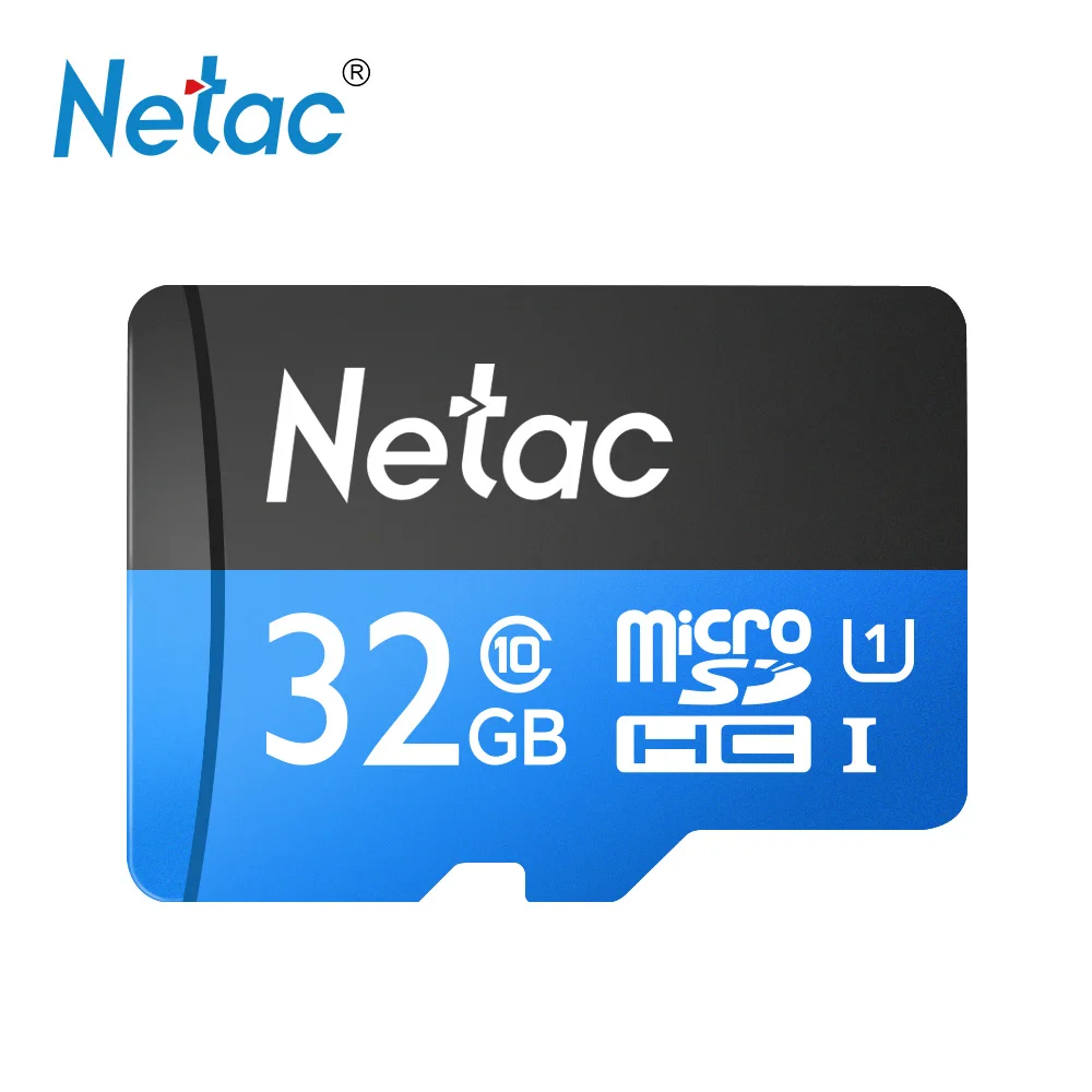 Оригинальный Netac P500 класса 10 32GB TF карты флэш памяти объемом до хранения данных UHS 1