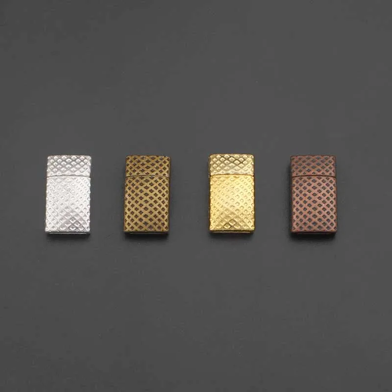 

10Sets Tibetan Silver/Bronze/Gold/Copper Snake Striped Flat Magnetic Clasps For 10*2mm Flat Leather Cord Bracelet Jewelry Making