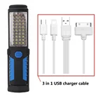Перезаряжаемый USB светодиодный фонарик, фонарик, рабочее освещение, подставка, 36 + 5 светодиодных портативных светодиодный онариков, фонасветильник для улицы с магнитным крючком