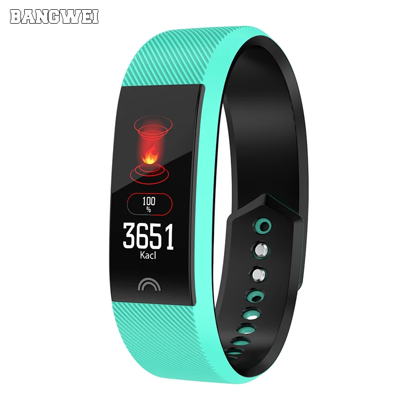 Light blue Водонепроницаемый Смарт Браслет спортивный режим умный браслет для мужчин и женщин монитор сердечного ритма информация напоминание Bluetooth 4,0 - Цвет: Light blue