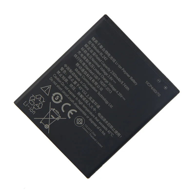 Оригинальный аккумулятор высокой емкости BL242 для Lenovo K3 K30-W K30-T K10E70 A6000 A3860 A3580 A3900 A6010