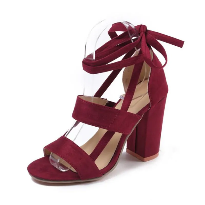 Женские босоножки Модные Туфли-гладиаторы на каблуке женские туфли-лодочки