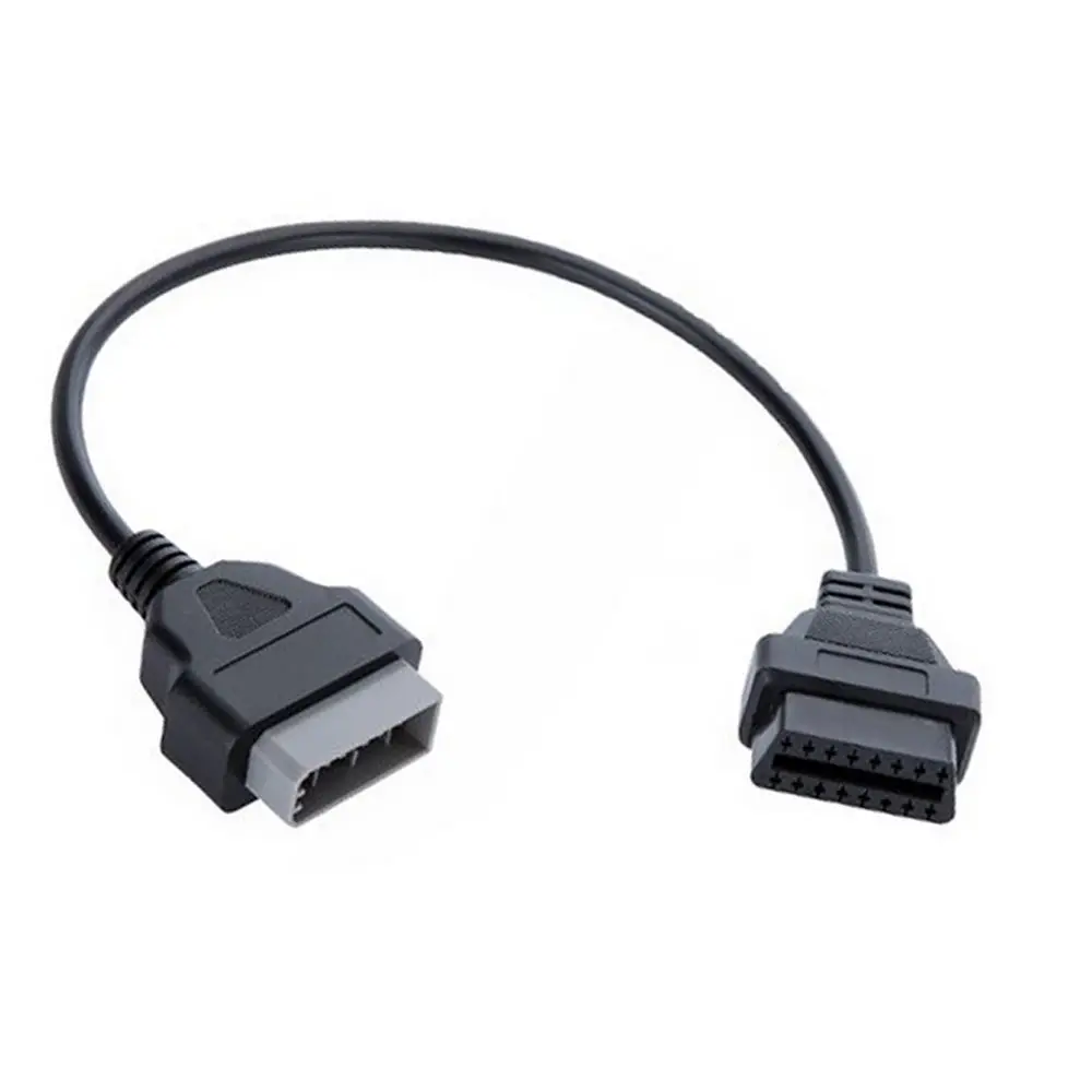 Для Nissan 14Pin до 16Pin OBD2 Женский адаптер подходит для диагностический инструмент