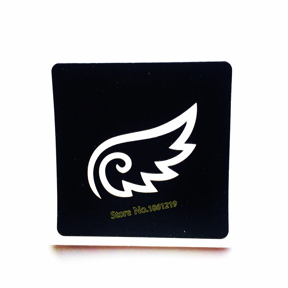 С дизайном в форме крыльев Ангела женский боди арт Рисование татуировки трафарет