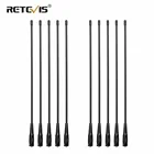 10 шт. антенна Retevis RHD-771, антенна Connnector 15,4 ''UV для H777RT5R Baofeng SMA-F UV5R, UV-5R, портативная рация