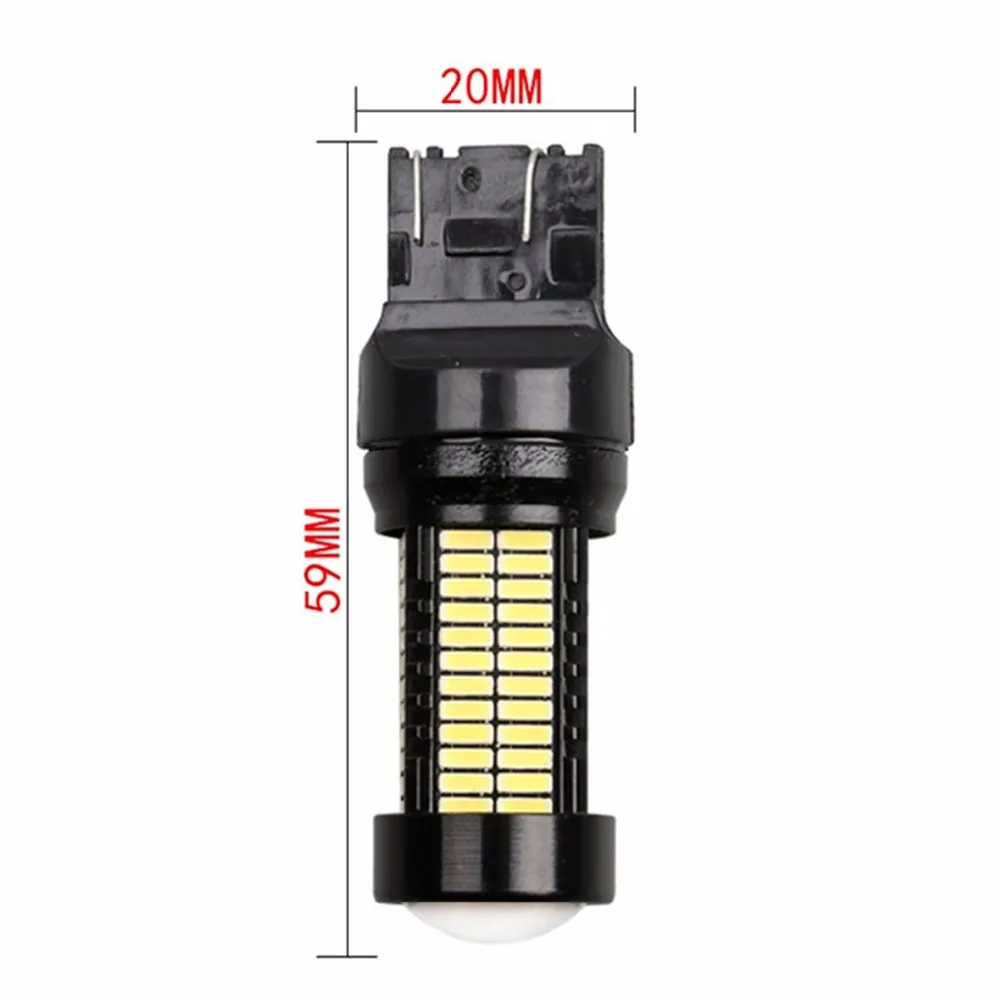 1 шт. T20 7440 7443 108SMD 4014 ice canbus well error Автомобильный задний стоп светильник
