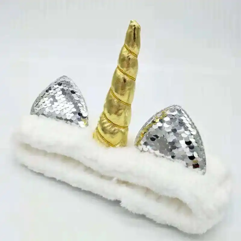 Повязка для волос в стиле единорога с перекрестной каймой на Хэллоуин и