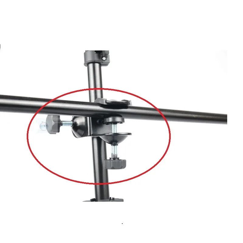 Двойной зажим с U образным зажимом для студийсветильник камеры|light stand|photo studioclamp for