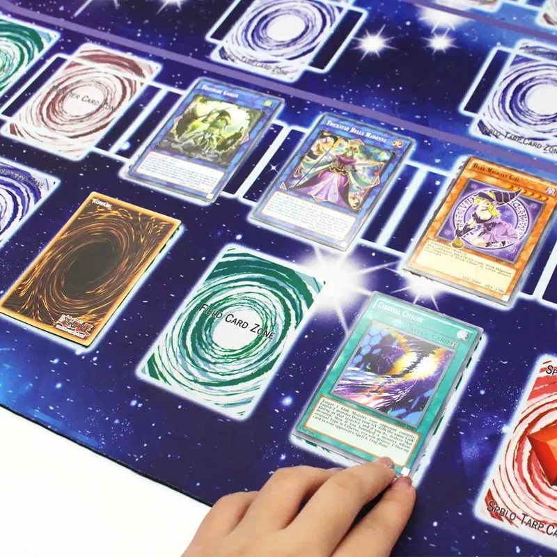 Детский игровой коврик Yu Gi Oh серый и синий цвета игрушка в подарок 2019|Игровые