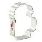 KENIAO Октоберфест пиво печенье резак-6,3x8,6 см-День отца бисквит Фондант Сэндвич Хлеб Форма-нержавеющая сталь