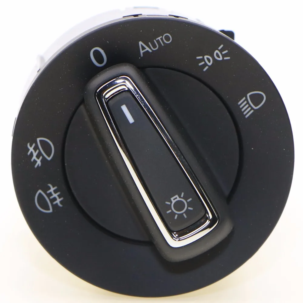 1 шт. подлинный хромированный переключатель для автомобильных фар 2013-2015 VW Golf MK7 5GG