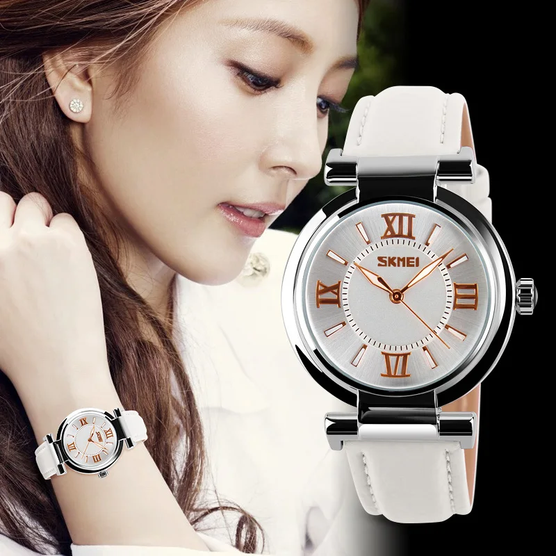 Часы наручные женские кварцевые с кожаным ремешком в стиле кэжуал|wristwatch brand|wristwatch