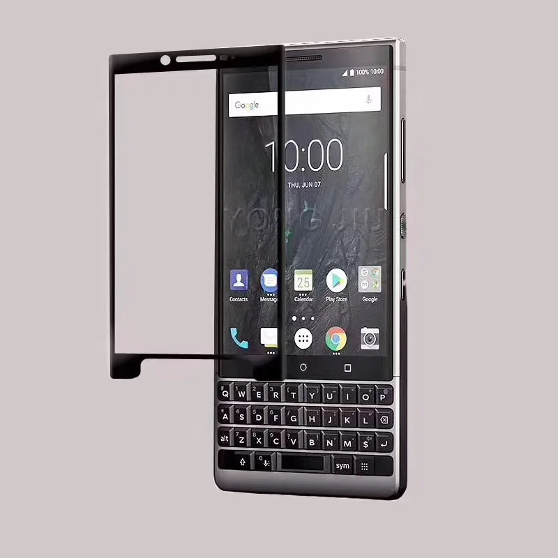 2 штуки пакет 3D закаленное стекло для Blackberry Keytwo полное покрытие 9H Защитная пленка