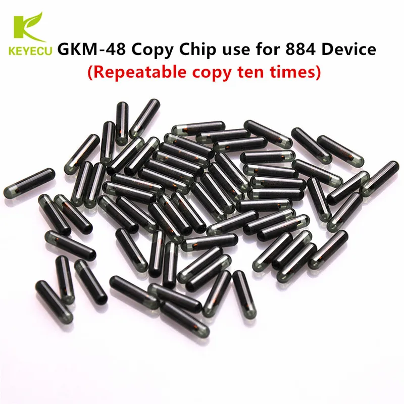 Замена KEYECU Новый GKM стеклянный транспондер Decryptor Mini Ultegra ID48 чип Crypto Megamos