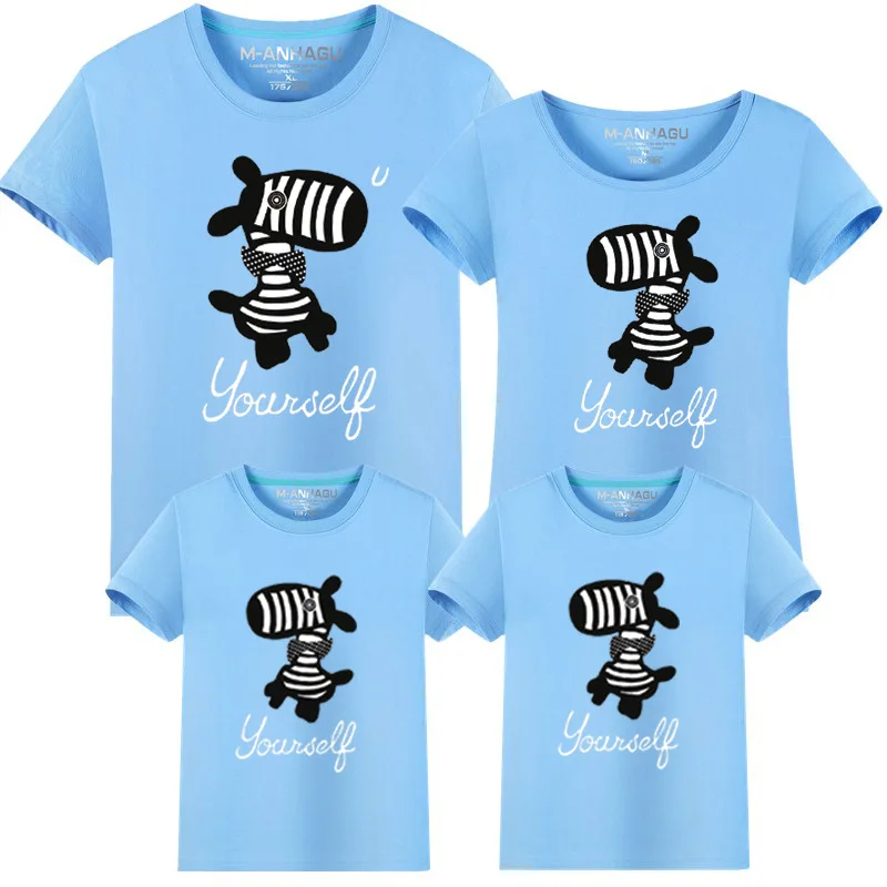 Boutique children tee cartoon T-shirt printing casual sportswear cotton | Мать и ребенок