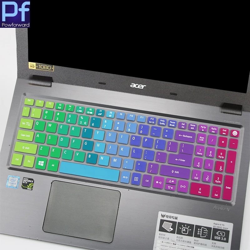 Силиконовый чехол для клавиатуры 15 6 ''Acer Aspire V15 VN7 592G/17 3&quot E 17 E5 773 774 (G)/Aspire V17