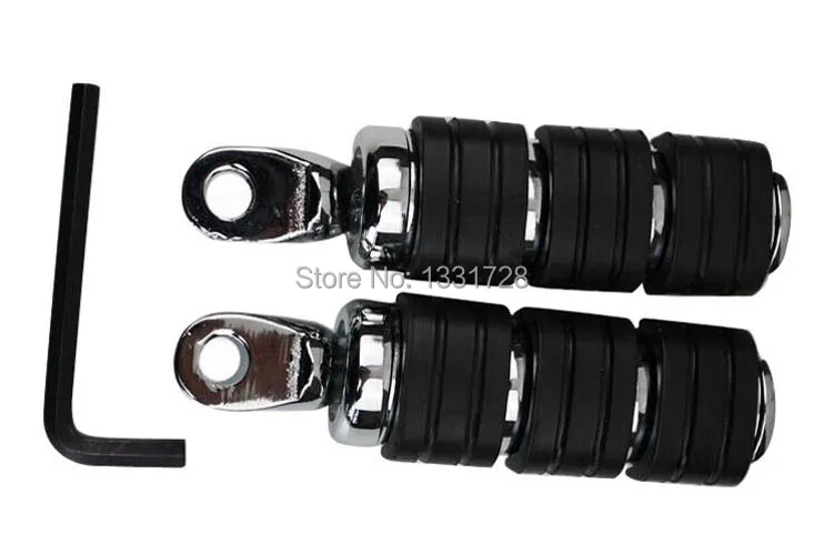 

Chrome Wing Foot Pegs Rests For 1995-2006suzuki boulevard S83(front)