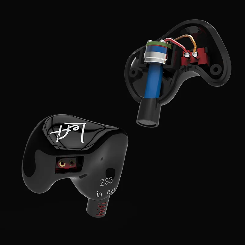 Наушники-вкладыши KZ ZS3 стерео гарнитура Заушник для бега спортивные наушники с
