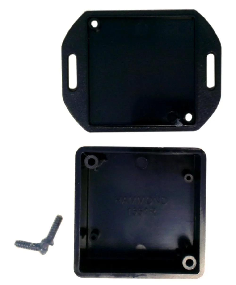 Черная Фланцевая крышка из АБС пластика проектная Коробка 50 мм x 20 мм|plastic boot