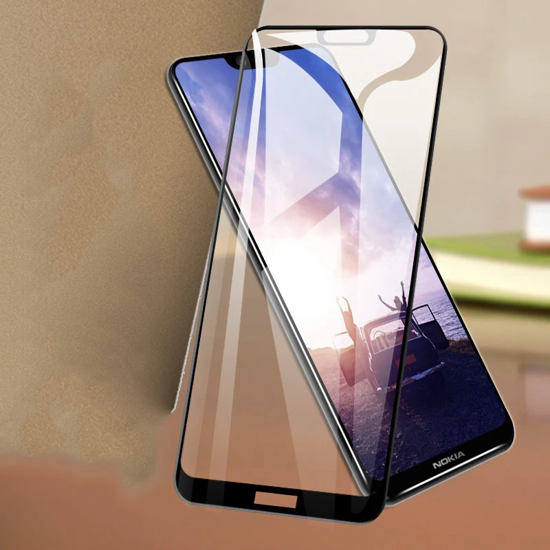 9H ультра тонкий полный протектор экрана закаленное стекло для Nokia 5 3 2 2018X5 1 Plus
