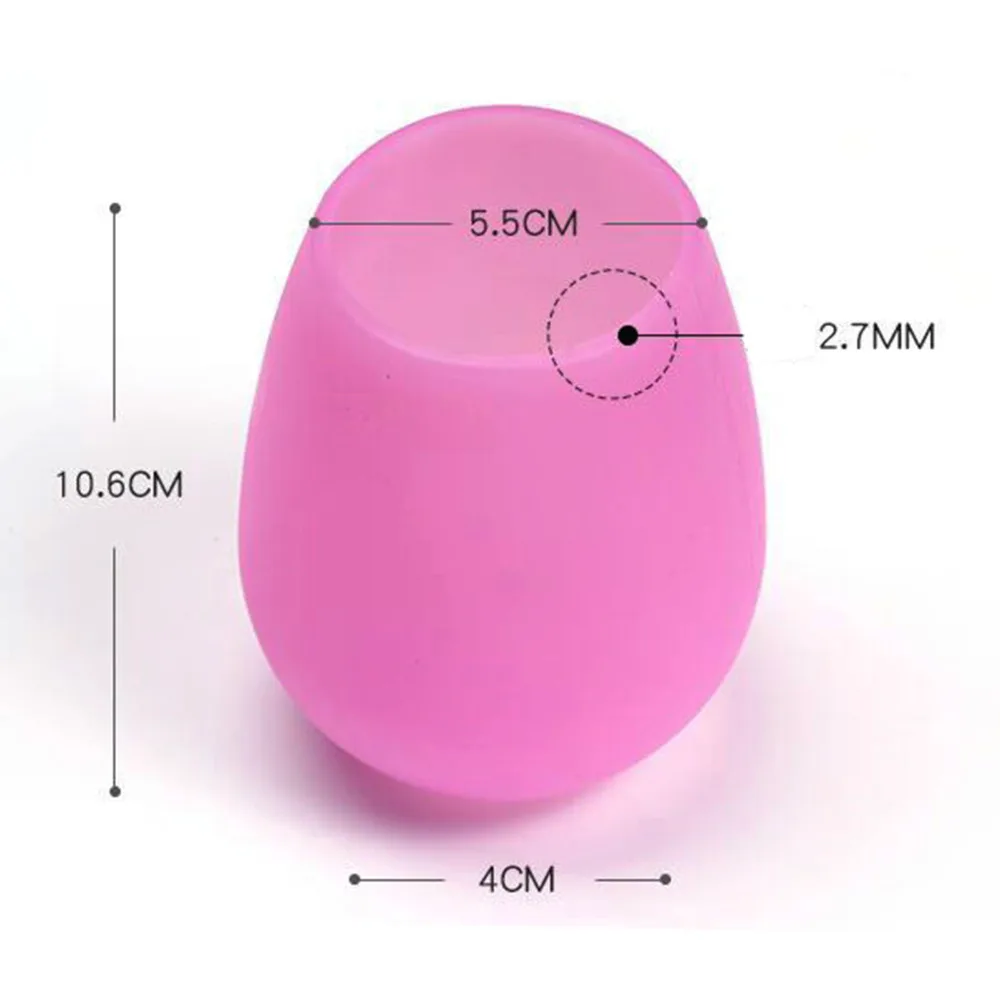 1 шт фужеров из MasterSilicone Красное Вино Кубок небьющиеся линзы многоразовые