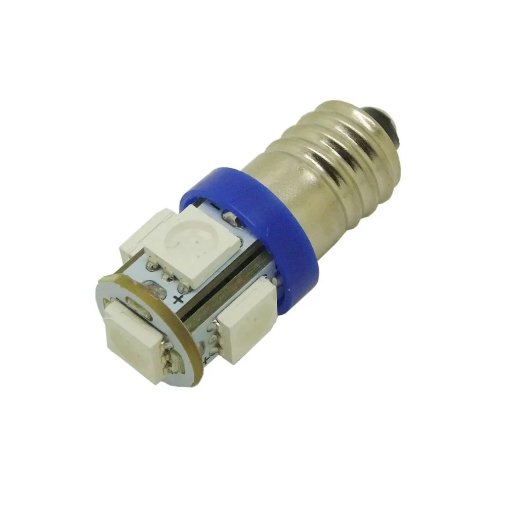 4 шт./лот E10 EY10 T3.25 5 SMD 5050 Светодиодные лампы с теплым белым светом миниатюрные