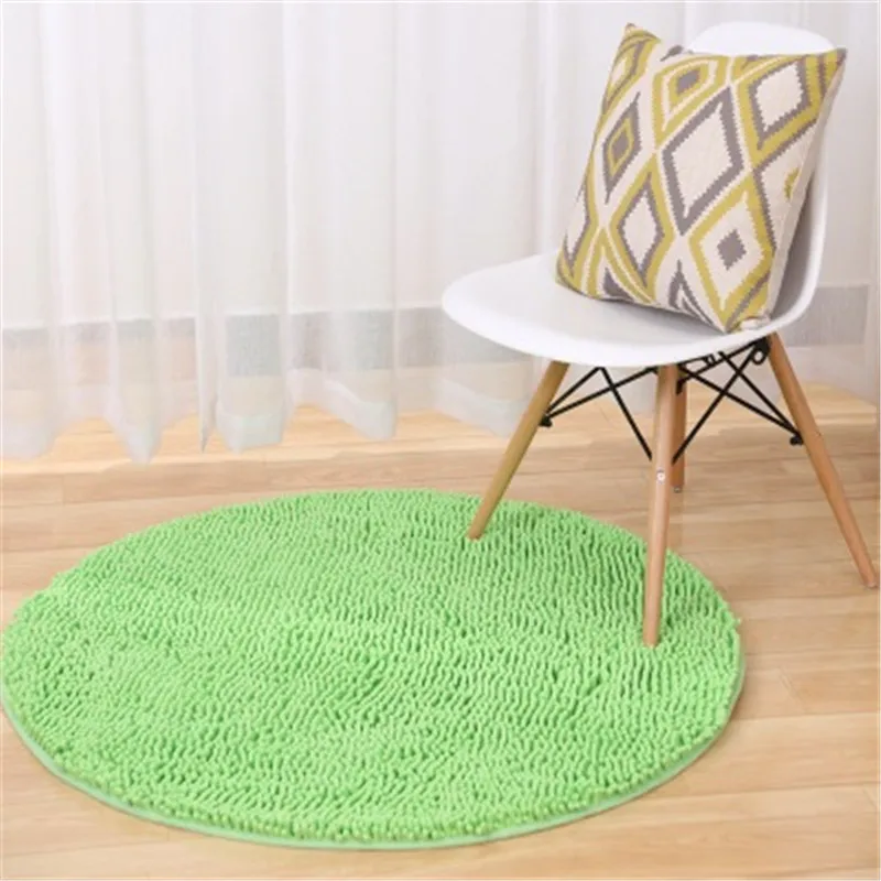11 видов цветов синтетический Толстый круглый ковер компьютерное кресло круглое