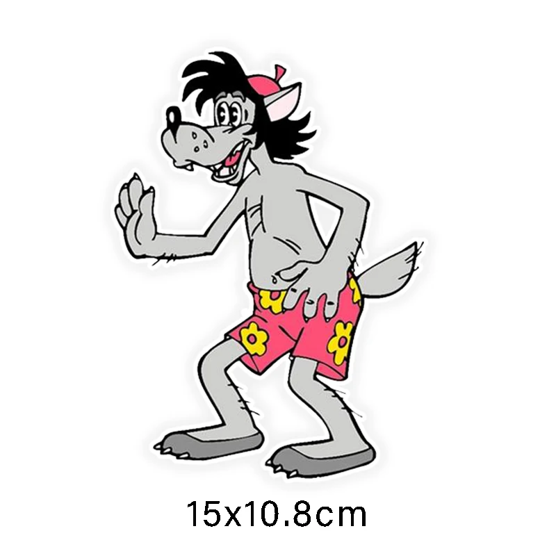 

Three Ratels LCS416# 15x10.8cm Cartoon Animation well, okay colorful car stickers funny car stickers styling removable decal