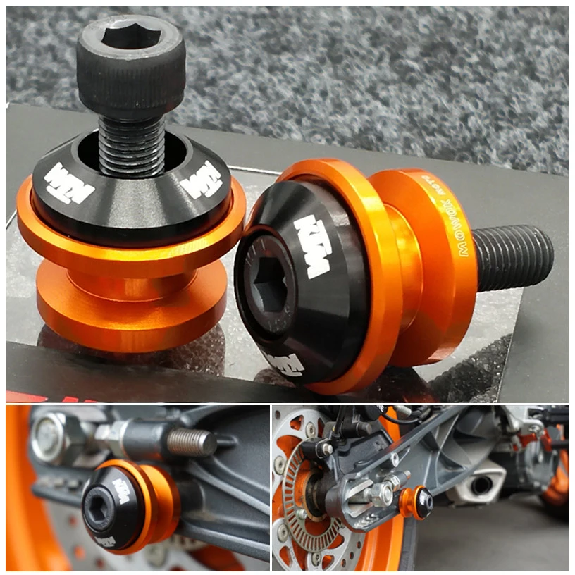 

Front Rear Fork Wheel Fall Protection CNC Motorcycle Frame Slider Anti Crash Protector For KTM DUKE 125 200 390 690 1290 Falling