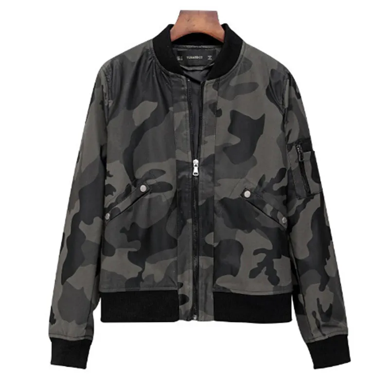 2018 новая весенняя Корейская женская короткая тонкая камуфляжная кожаная