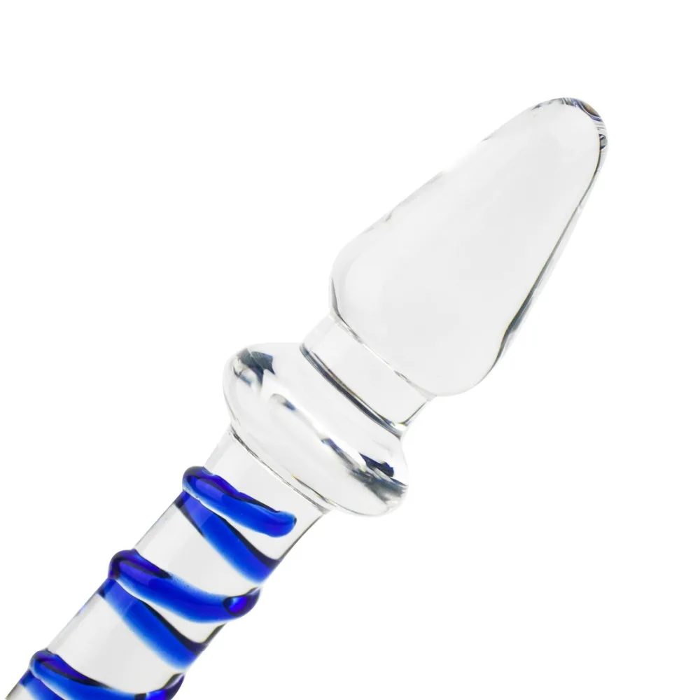 Pyrex стеклянный фаллоимитатор искусственный пенис Хрустальные Анальные бусины