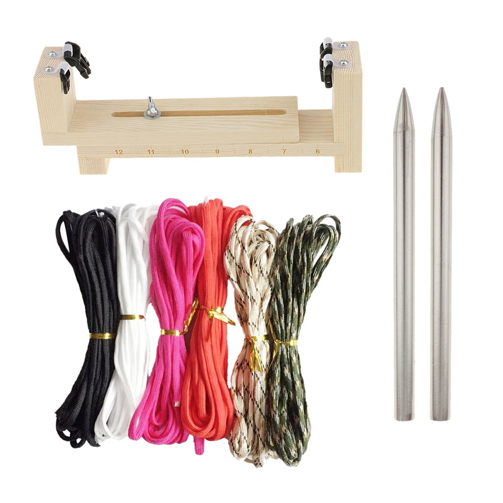 1 Set DIY Jig Paracord Bracelet Maker Weaving Tool Parachute Cord Needles Buckles Kit | Украшения и аксессуары