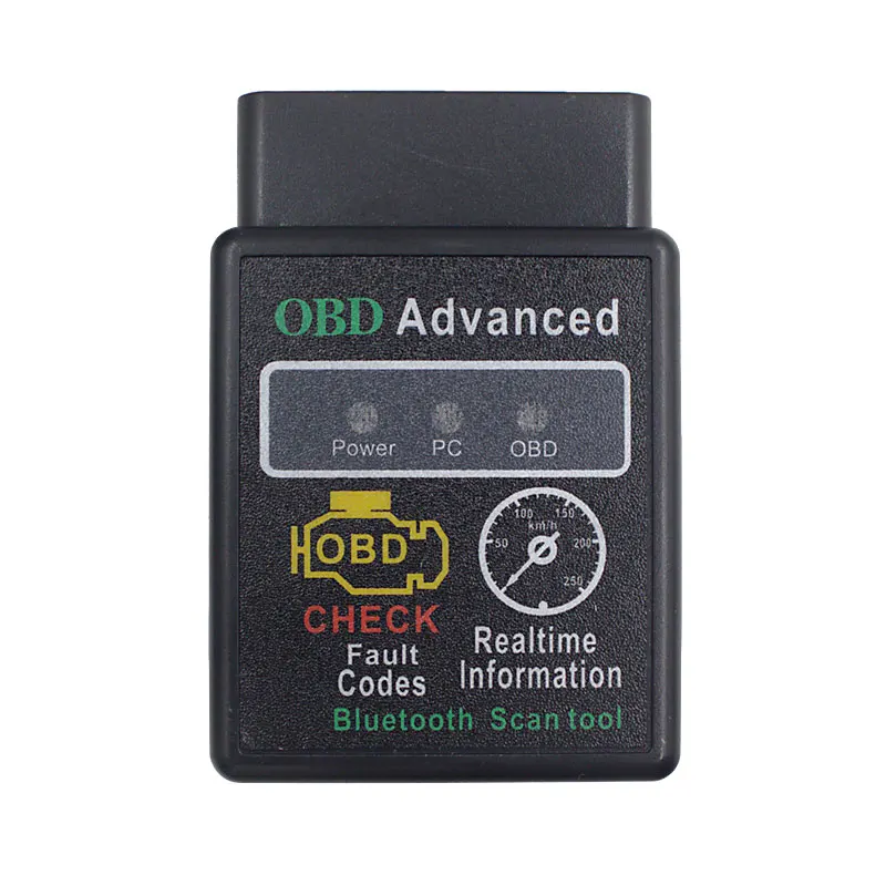 Мини ELM327 OBD2 OBDII ELM 327 Bluetooth V2.1 диагностический сканер инструмент для мультибрендовых автомобилей Android Symbian Windows - Цвет: Зеленый
