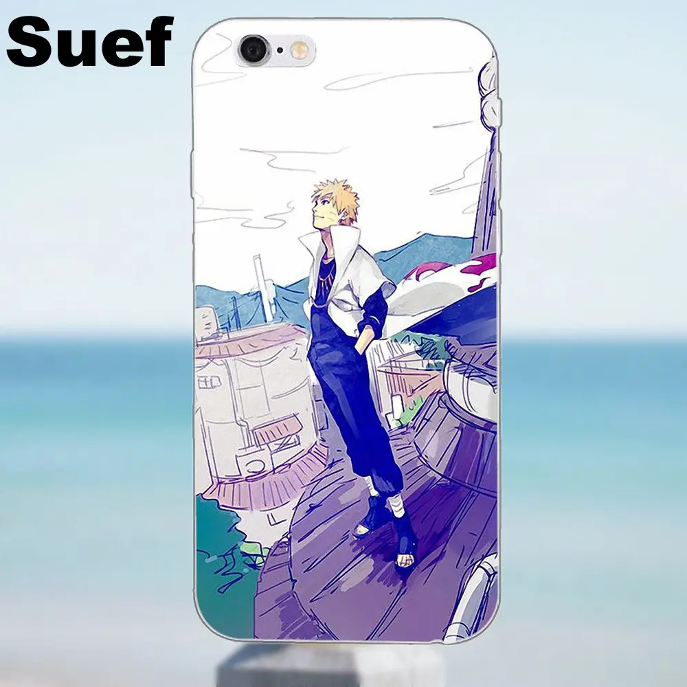 Suef Naruto Th Hokage Namikaze Minato для iPhone 4 4S 5 5S 5C SE 6 6S 7 8 Plus X Galaxy J1 J3 J5 J7 A3 A5 2016 2017 TPU Shell|for iphone|galaxy