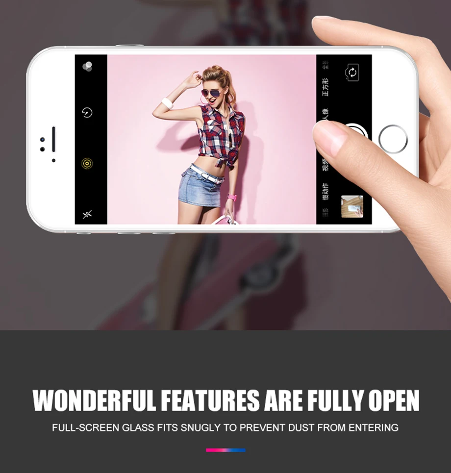 5D изогнутое полное покрытие экрана протектор Закаленное стекло для iPhone 6S 7 Plus защитное стекло на iPhone 6 7 8 Plus X 10 XR
