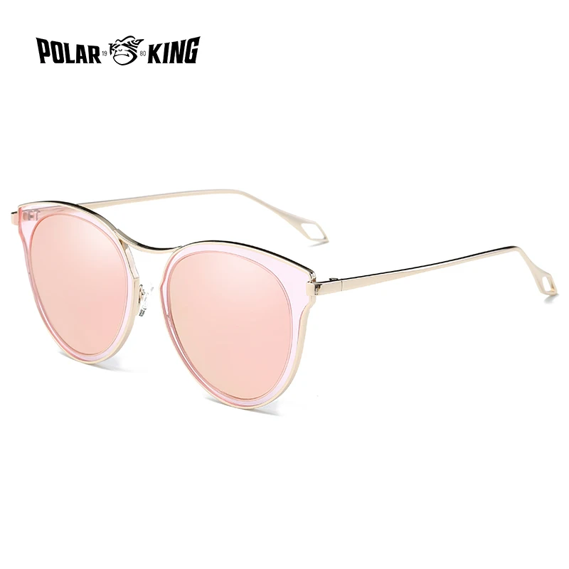 C01GoldPink ПОЛЯРКИНГ Мода Поляризованные Солнцезащитные Очки Женщины Стиль Металлический Каркас Солнцезащитные Очки Для Партии Путешествия Леди Дизайнер losculos Feminino - Цвет линз: C01GoldPink
