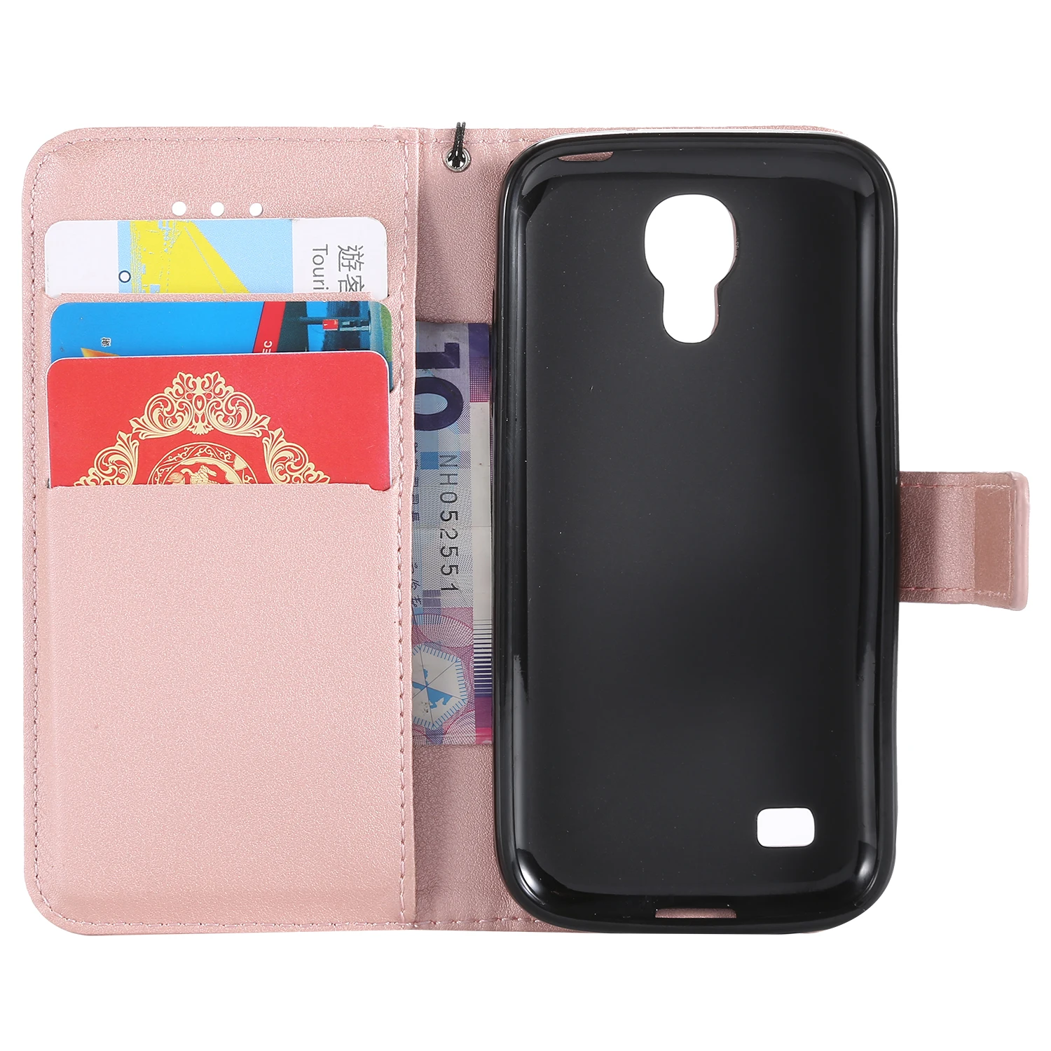 Чехол книжка для Samsung S4 mini S4mini Duos 4 кожаный чехол телефона Galaxy Mini GT i9190 i9192 S890L