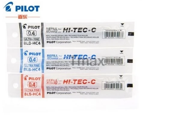 Гелевая ручка Pilot Hi Tec C 0 4 мм сменный стержень ультратонкая гелевая школьные