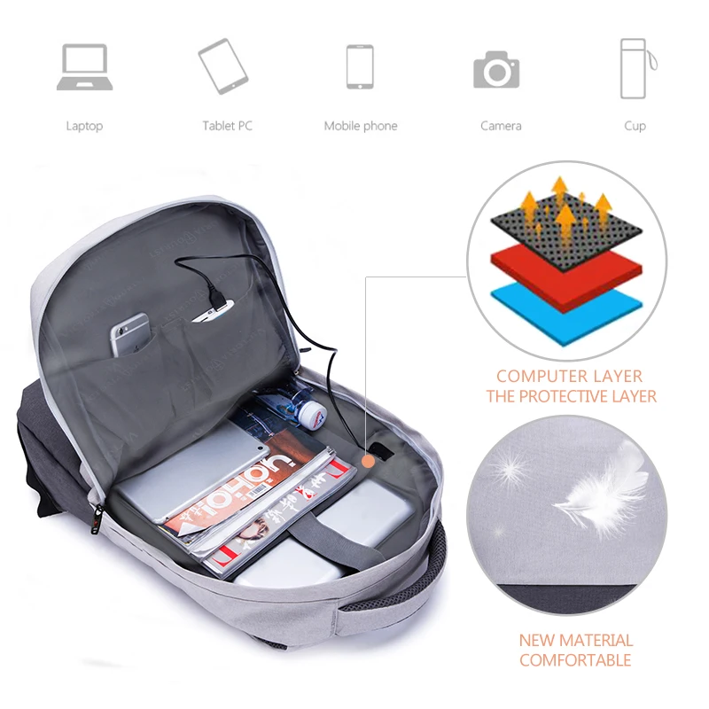 VICTORIATOURIST 15 6 дюймов ноутбук рюкзак мужчины/Мода usb женщины/super light школьные сумки