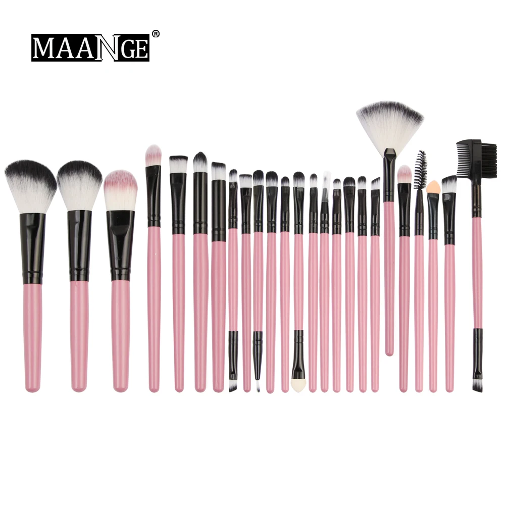 MAANGE Pro 18/20/25 шт кисти для макияжа губ Тени век Pincel Румяна Кисть основы набор Pinceaux