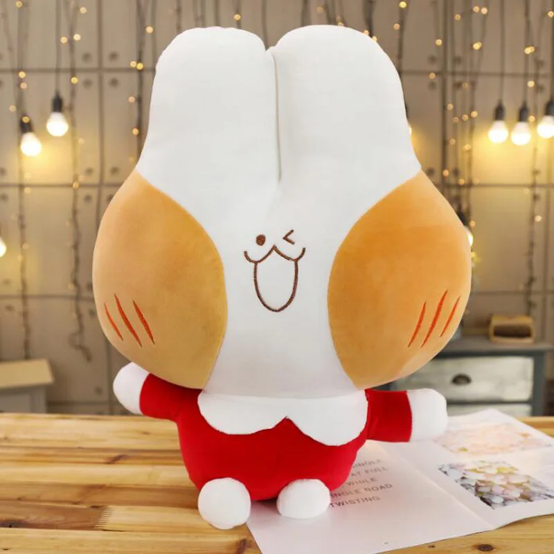 Милый большой кролик Подушка плюшевая игрушка вниз хлопок милый кукла брелок