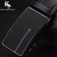 jifanpaul belt mens leather black automatic buckle mens trend youth leather personality simple business high quality men belts