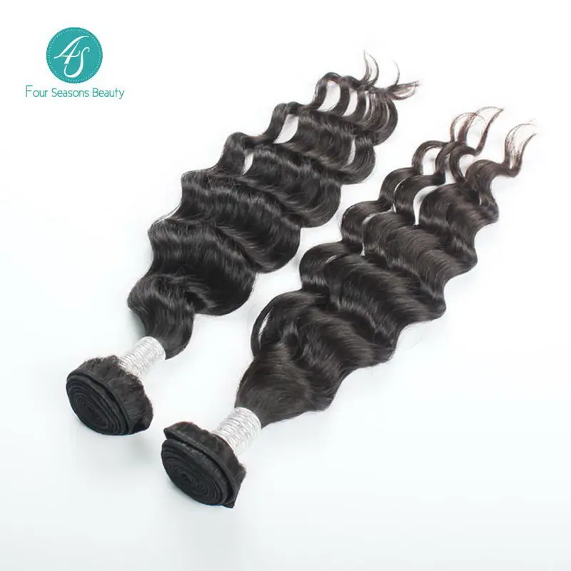 6а Малайзии Суставная Волна Волос Человеческих Связки 2 ШТ./ЛОТ Бесплатная