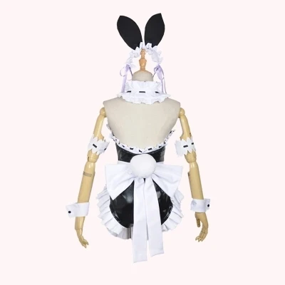 Аниме! Женский костюм для косплея Re:Life in a different world from zero Rem Ram Bunny Girl полный комплект