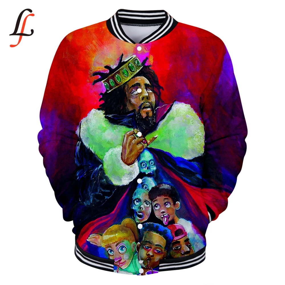 Kod J Cole Drake 3D Мужская и Женская бейсбольная куртка толстовки зимние повседневные