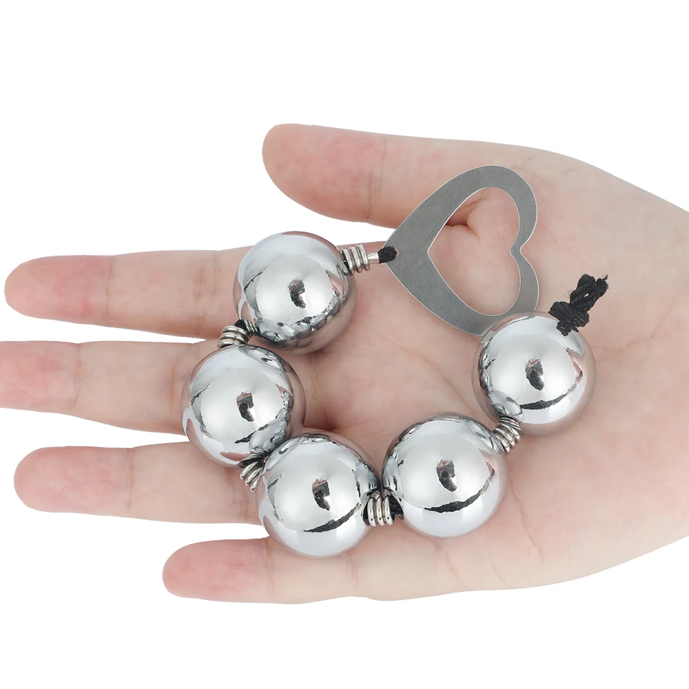 Stainless Steel Vaginal Balls Kegel Ben Wa Anal Beads Metal Butt Plug Adult Sex Toys Plugs | Красота и здоровье